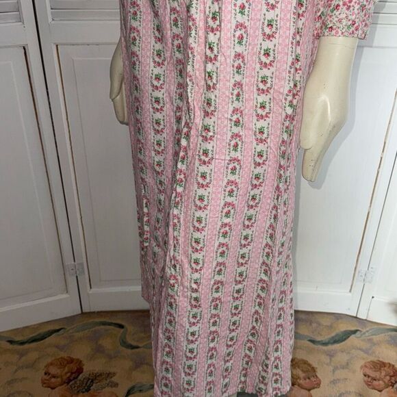 NWOT Vintage 70’s ILGWU Flannel Prairie Nightgown Size Medium - Picture 12 of 13